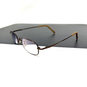 X-Flex MT952 49-19-135 Brown Metal Full Rim Eyeglasses Frame